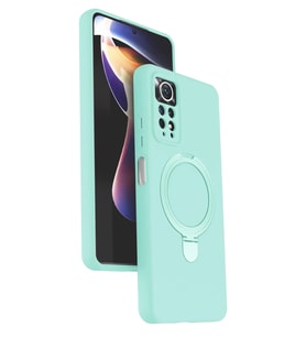 Note 12 Pro 4G Regal Magsafe Standlı Kapak - Su Yeşili