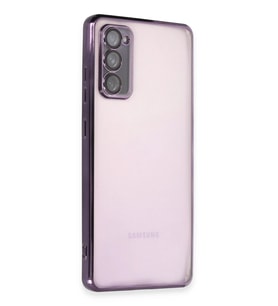 Galaxy S20 Fe Kılıf Lensli Silikon - Mor
