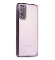 Galaxy S20 Fe Kılıf Lensli Silikon - Mor
