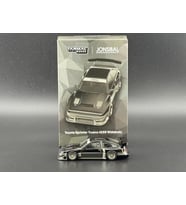 Tarmac Works Toyota Sprinter Trueno AE86 Widebody Siyah/Gri 1/64 Model Araba (Çok Renkli)