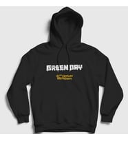 Presmono Unisex Siyah Breakdown Green Day Kapüşonlu Sweatshirt 55555tt