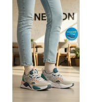 United Colors Of Benetton Gri Bağcıklı Memory Foam Unisex Spor Ayakkabı BNI-11109 G