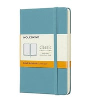 Moleskine Sert Kapak Defter Mercan Mavisi (Çizgili - 13x21) - 5345