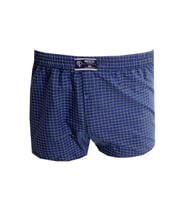 Mode XL Büyük Beden Erkek Boxer Desenli Poplin 6348 Lacivert