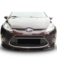Ford Fiesta Mk6 Ön Lip Plastik Parlak Siyah karlık-ön-ek-bodykit 2008 2009 2010 2012 Makyajsız Kasa