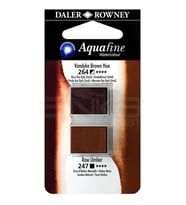 Daler Rowney Aquafine Sulu Boya Tablet 2li Vandyke Brown-Raw Umber