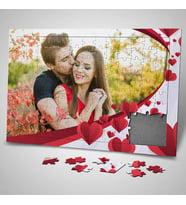 Sevgililer Günü Sürprizi Fotoğraflı 240 Parça Kişiye Özel Puzzle