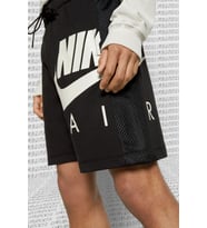 Nike Sportswear Air French Terry Black Short Kalın Pamuklu Siyah Erkek Şort