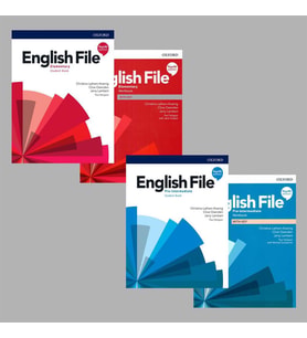 English File 4th Edition Elementary + Pre-intermediate Student's Book With Online Practice + Workbook (Access Code VARDIR) ( 2 li SET)