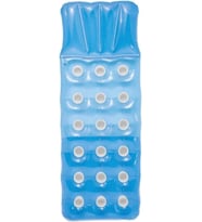Intex 59892 Düz Renkli Bardaklı Yatak 188 Cm, Su Sporları, Plaj Malzemesi, Şişme Ürün, Yüzme Aksesua