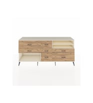Hyperion Konsol 2 Raflı 7 Çekmeceli  220x44x99 Aytaşı-Aytaşı/Çam