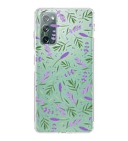 PrintiFy Samsung Galaxy S20 FE ile Uyumlu 1mm Slim Fit Water Color 3 Baskılı Şeffaf  Kılıf