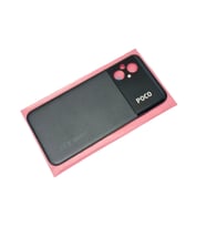 Xiaomi POCO M5 Kasa Arka Pil Batarya Kapağı (Yan Tuşlar) Sİyah