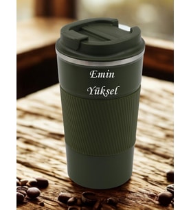 Kişiye Özel 500 ml Termos Yeşil