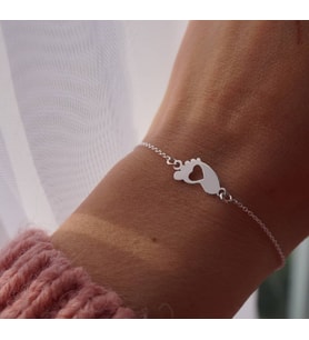 Ayaklı Bileklik 925 Ayar Gümüş