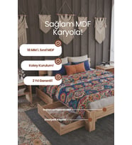 Letto 2 Çekmeceli Tek Kişilik MDF Karyola