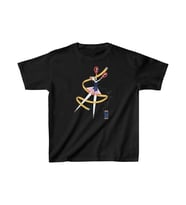 Unisex Çocuk Baskılı T-Shirt - Siyah
