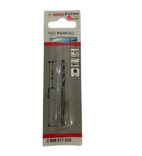 Pointteq Altıgen Şaftlı Hss Matkap Ucu 2,5 mm