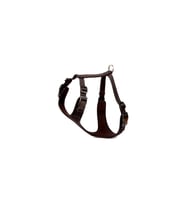 Doggie Havalı Dokumadan El Yapımı Köpek Göğüs Tasması XXL-2,5X70-80cm - Black