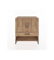 Hyperion Şifonyer 2 Raflı Tek Çekmeceli 2 Kapaklı 88x44x96 Çam-Çam