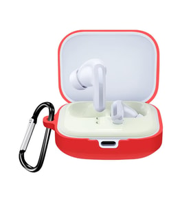 Microsonic Xiaomi Redmi Buds 5 Kılıf Askılı Mat Silikon Kırmızı (Kırmızı)