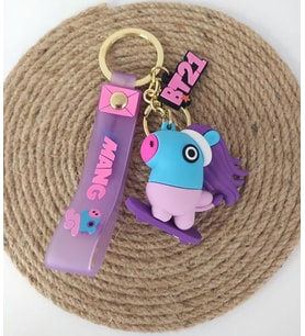 BTS Mang Silikon Anahtarlık Çanta Süsü Oyuncak Araba Süsü