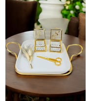 Endless Porselen Nişan Tepsisi (Gold)