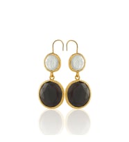 Kadir Jewellery 22 Ayar Altın Kaplama Kadın İnci Küpe -El İşçiliği Ve Hipoalerjenik Küpe