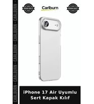 iPhone 17 Air Uyumlu Sert Kapak Kılıf Koruyucu Parça Hediye