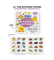 Çıkartmalı Boyama Kitabı 2 Yaş +