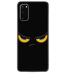 Samsung A02S A03S A10 A12 A13 A21S A22 Kılıf Desenli Silikon Black Eyes 1644