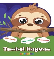Şekilli Hayvanlar Serisi - Tembel Hayvan Aktivite Boyama Çıkartma Kitabı