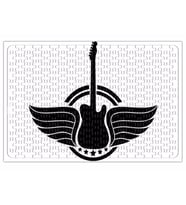 Rock Roll Müzik Gitar 01 Puzzle 240 Parça Yapboz