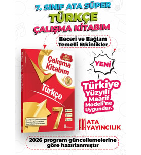 7. Sınıf Türkçe Ata Süper Çalışma Kitabım Yeni