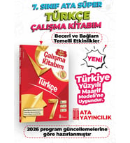 7. Sınıf Türkçe Ata Süper Çalışma Kitabım Yeni