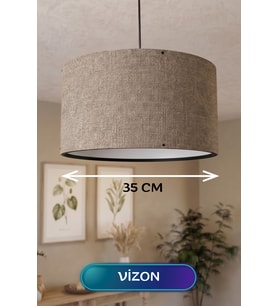 Vizon Kumaş Başlıklı Sarkıt ize 35 CM