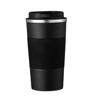 304 L Kilitli Çelik Mat Siyah 510 ml Kahve Termos Mug cin405sy
