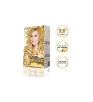 MAXX DELUXE Golden 24K Altın Içerikli Saç Boyası 9.0 Buğday Sarısı 2 Boyama