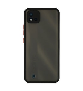 Realme C11 2021 Kılıf Montreal Kapak - Siyah