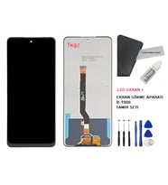 Tkgz - İnfinix NOTE 10 Uyumlu Lcd Ekran Dokunmatik -A- Kalite + B-7000 + TAMİR SETİ
