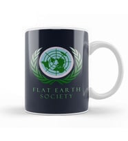 Flat Earth Society Kupa Bardak Porselen