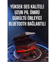 Yeni Nesil Oyuncu Kulaklığı Gürültü Önleyici Uzun Pil Ömrü Bluetooth Bağlantılı