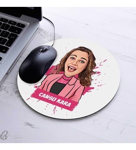 Karikatürlü Tasarım Kız Arkadaşa Hediye Mousepad