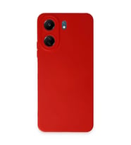 Xiaomi Redmi 13C Kılıf Nano içi Kadife Silikon - Kırmızı
