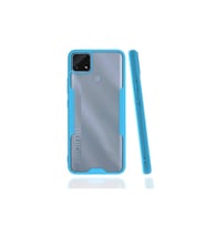 Realme C25 Kılıf Platin Silikon - Mavi