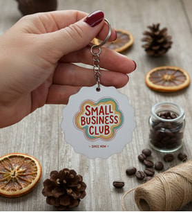 Kişiye Özel Small Business Club Anahtarlık Yeni İş Yeri Açılışı Hediyesi