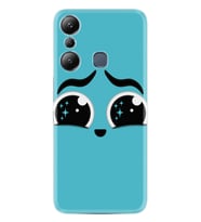 Infınix Hot 20i Kılıf Resimli Desenli Silikon Platinium Series Üzgün 1853