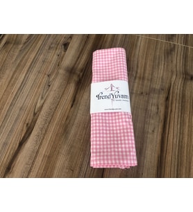 KÜÇÜK PİTİKARE DESENLİ ÇOK AMAÇLI ÖRTÜ (45cmx70cm) (Krem)