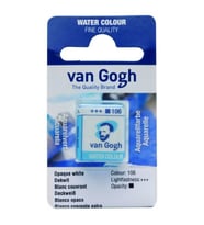 Talens Van Gogh 1/2 Tablet Sulu Boya 106 Opaque White 