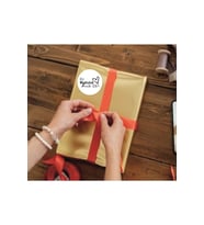 Bu Mutluluk Senin Için Yazılı El Yapımı Ürün Ambalaj, Paket Etiketi Sticker